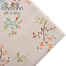 Хлопчатобумажная льняная ткань Telas для полных четвертей швейный Материал Ткань для скатерти Сумки Ремесло Подушка Ткань половина двора