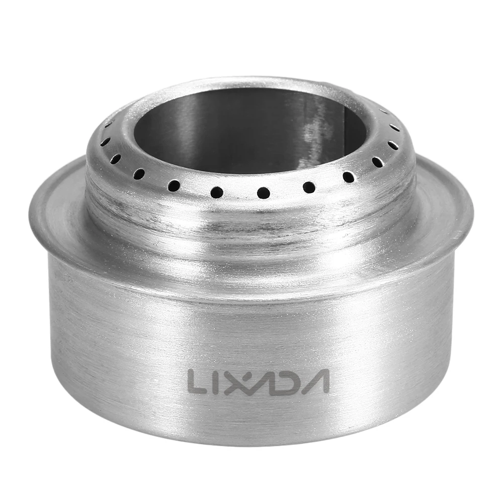 # Lixada алюминиевая спиртовая плита для кемпинга с крышкой портативная горелка