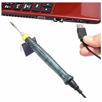 

Professional USB Powered Electric Soldering Iron with LED Indicator Soldering Gun Hot Iron Solder Pen Welding Gun Hand Tools Kit