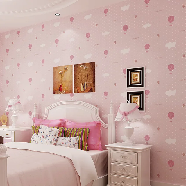 Non Woven Wallpaper Europe Hot Fabric Pink Beige Boys And S Non Woven Wallpaper Europe Hot Fabric Pink Beige Boys And S Warm Cartoon Children Room