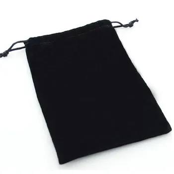 

Exquisite Pouches Black Velvet Bag For Necklace Bracelets Earrings Ring Fashion Jewelry Accessories Gift Bag 170