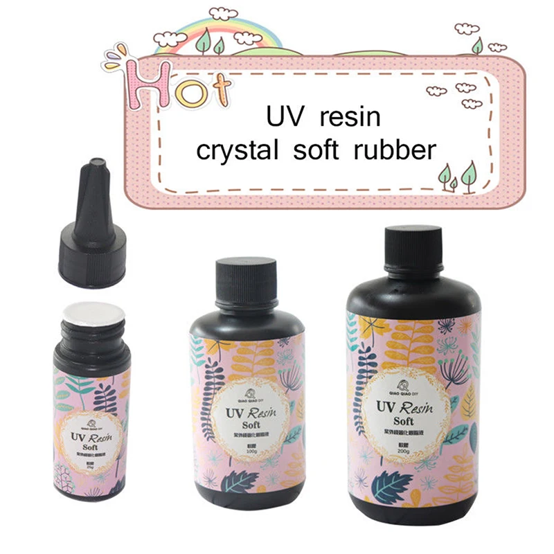 10/15/25/60/100g DIY UV Resin Ultraviolet Curing Resin Solar Cure Resin