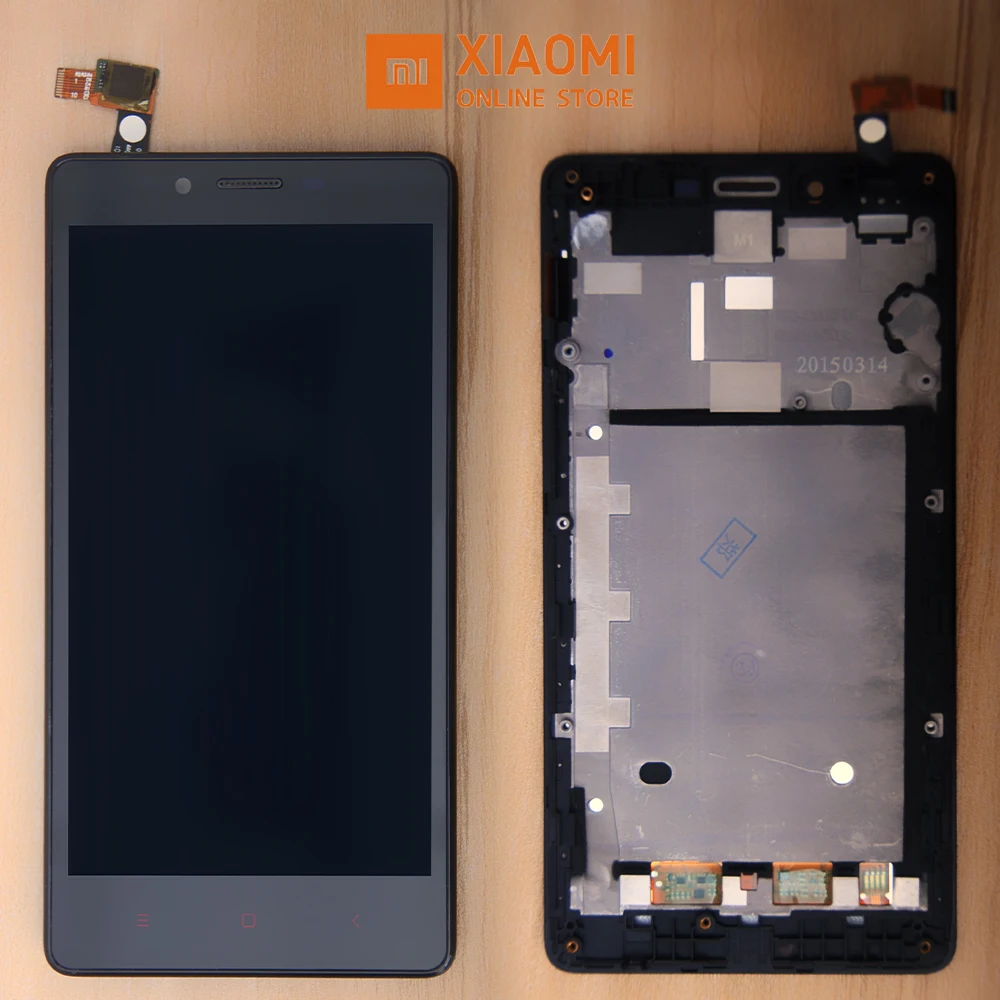 LTE 4G 5,5 ''дисплей для Xiaomi Redmi Note lcd кодирующий преобразователь сенсорного экрана в сборе рамка Замена для Redmi Note lcd