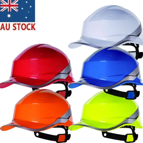 

Delta Plus Black Baseball Diamond V Hard Hat Helmets Bump Cap Construction
