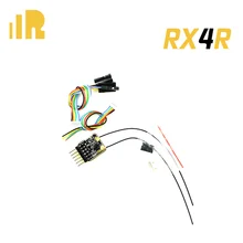 Новое поступление FrSky RX4R 4/16 телеметрический приемник предназначен для планеров Ультра маленький и супер светильник 6 ШИМ выход