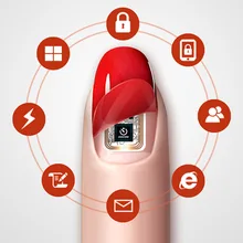 Носимый смарт-стикер для ногтей имитирующий IC карты NFC светодиодный смарт-стикер для дизайна ногтей s@ ME88