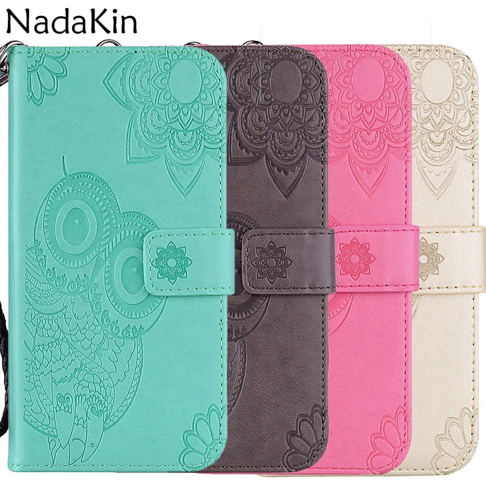 

Owl Texture Embossed Flip Book Case for Samsung Galaxy A10 A20 A30 A40 A50 A70 Leather Wallet Fitted Cover Shell With Strap