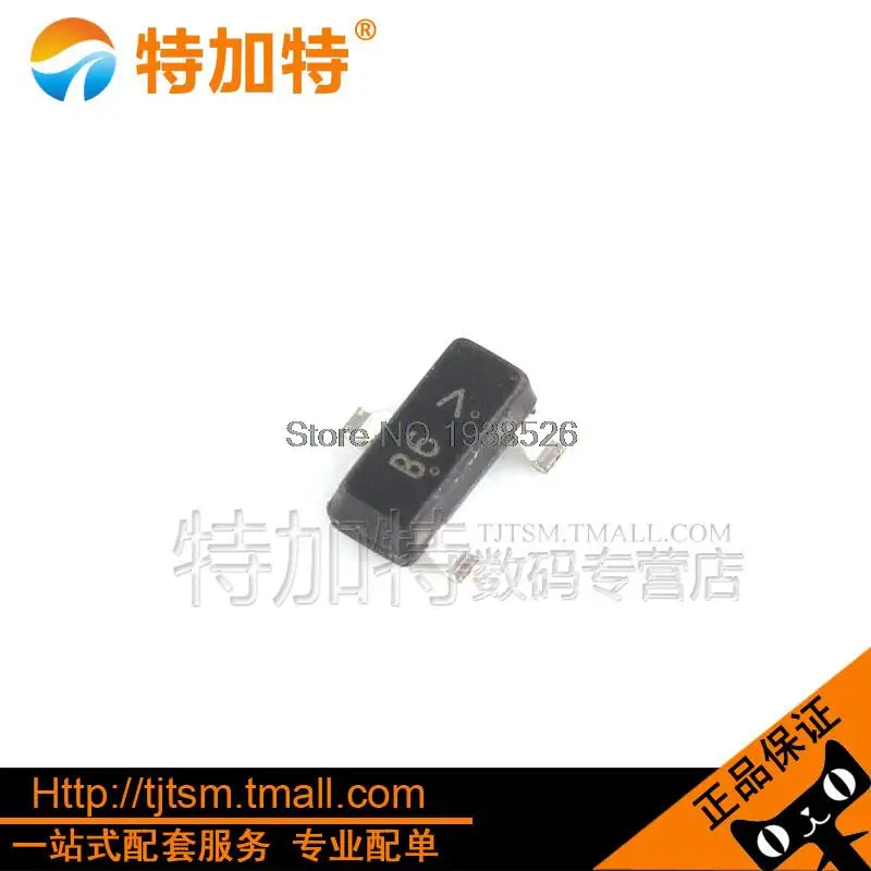 [Free shipping] LBAT54ALT1G B6 SOT 23 SMD Schottky transistor (50pcs