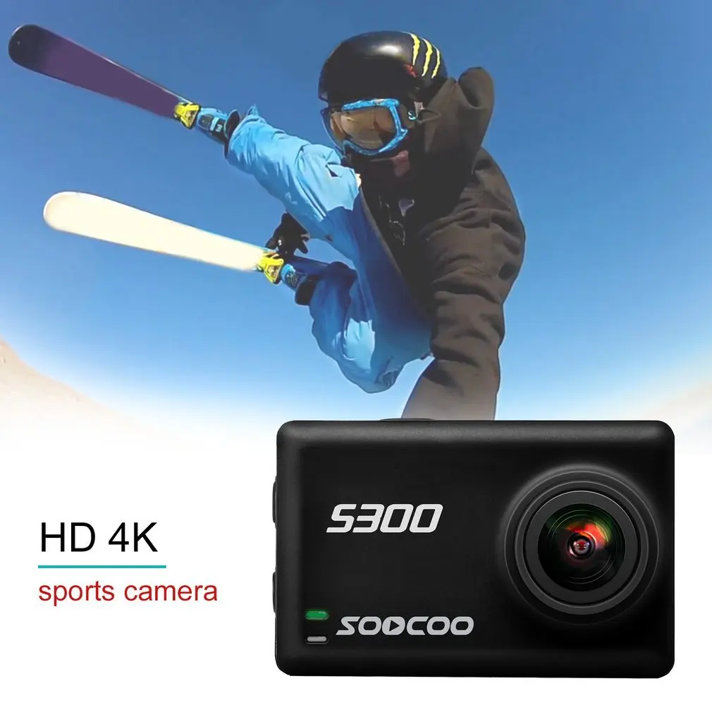 

C300 4K HD 12MP 2.35-Inch TFT Touch Screen Sports Camera 170 Degrees Wide Angle Lens Portable Outdoor WIFI DV
