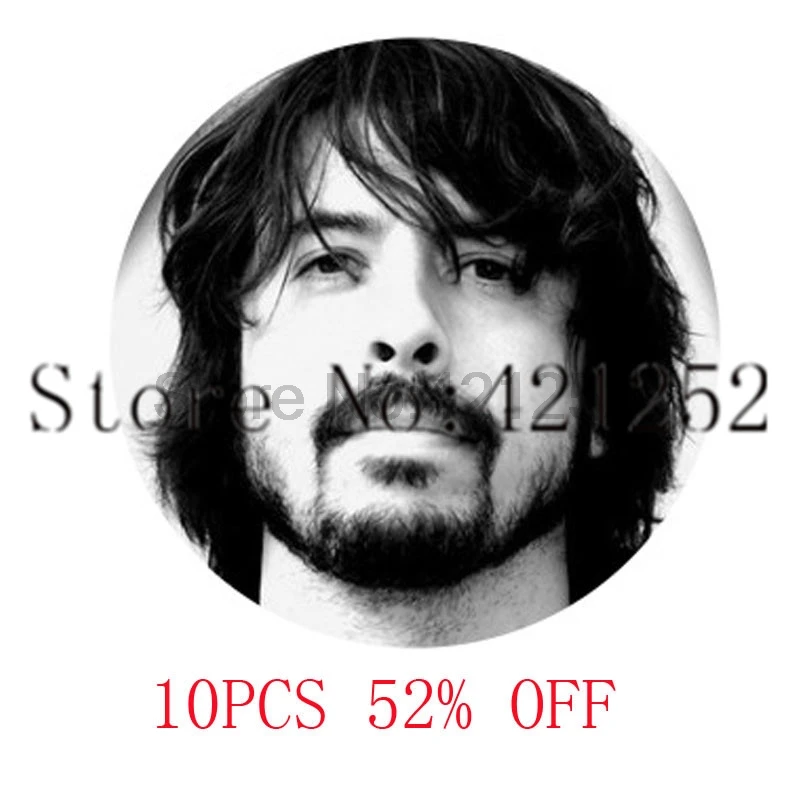 

Foo fighters dave grohl Glass Photo Cabochon Necklace keyring bookmark cufflink earring