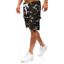Камуфляжные карго-шорты камуфляжные мужские новые мужские s мужские шорты в повседневном стиле с несколькими карманами свободные рабочие шорты мужские военные короткие штаны