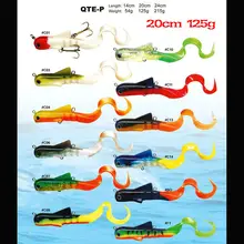 QTE-P 20 см 125 г/шт. материал basf эмулировать рыбы товары для спорта и развлечений из Китая подарки 10 шт./лот