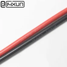 0,5 метров мм2 провода гибкий многожильный силиконовый#10 Резиновый провод кабель 10AWG Калибр Новые прочные Провода Кабели 5 цветов