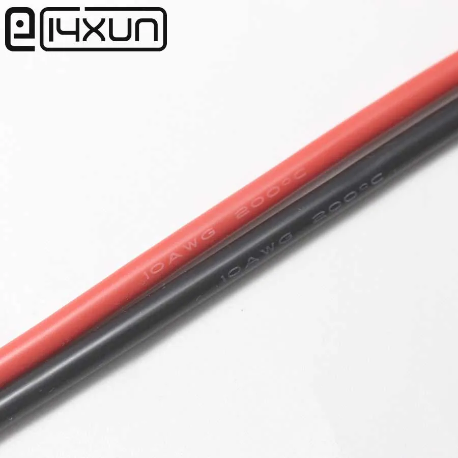

0.5metre 5.3mm2 Wires Flexible Stranded Silicone #10 Rubber Wire Cable 10AWG Gauge New Durable Wires Cables 5 color