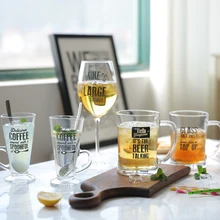 Ретро Английский кофе латте кружка бокал для красного вина сок чашки ложка набор