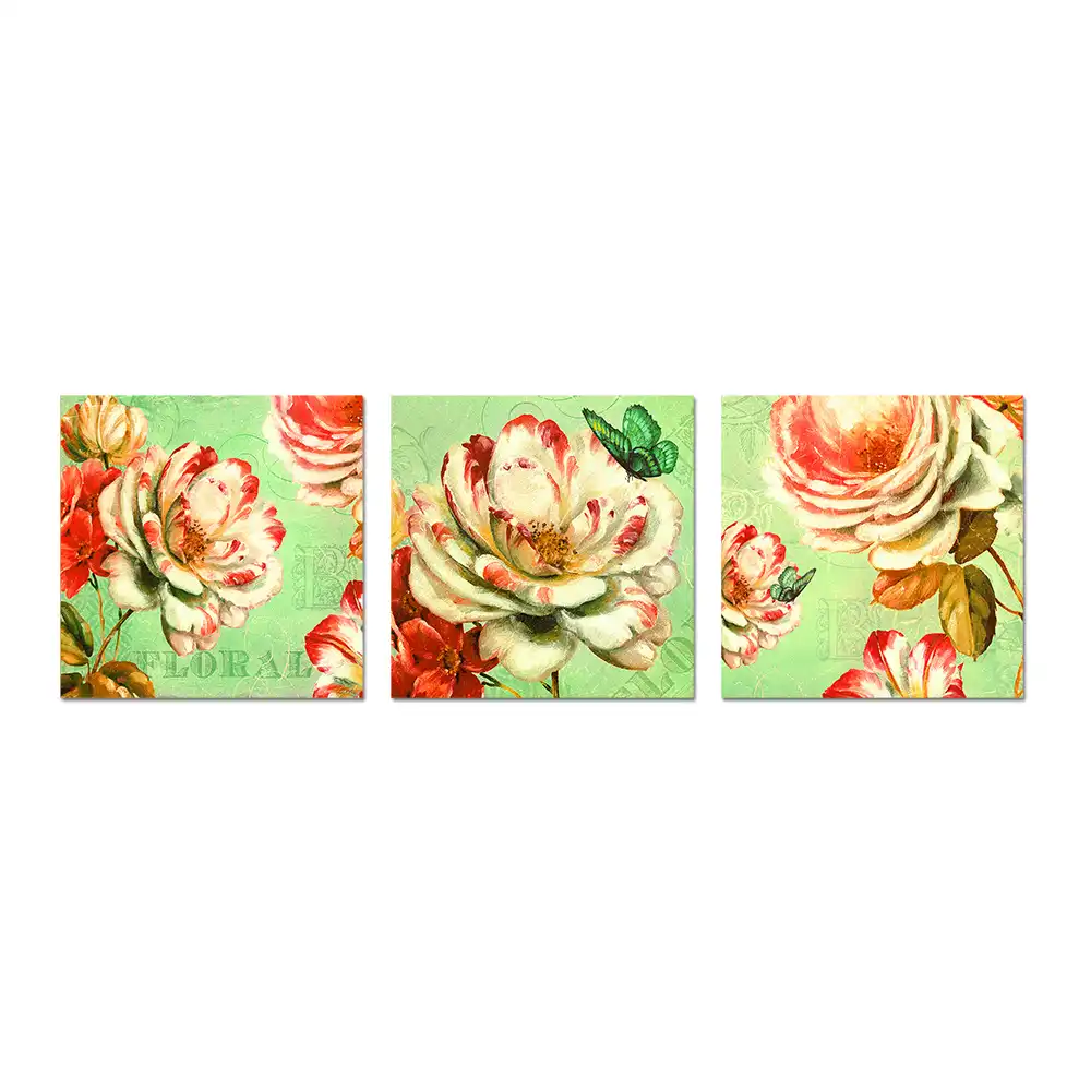 Visual Art Decor Unframed Vintage Flower Pictures Elegant Bathroom Kitchen Wall Art Floral Painting Giclee Artwork Aliexpress Improve your bathroom wall decor by painting your walls with the perfect color. aliexpress