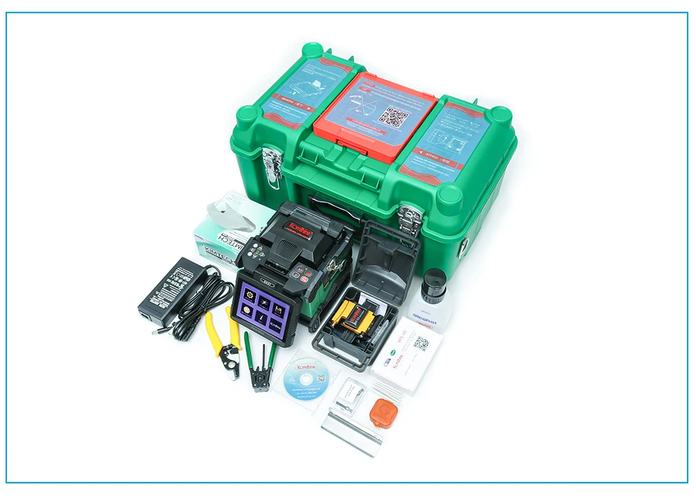 9S Splicing Fiber Optic Fusion Splicer Komshine