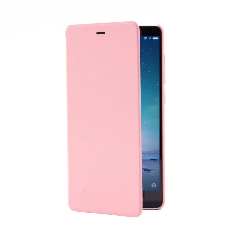 Флип-чехол xiaomi mi4c mi 4c для xiaomi mi 4c smart wake-up Flip кожаный чехол Модный флип-чехол - Цвет: Pink