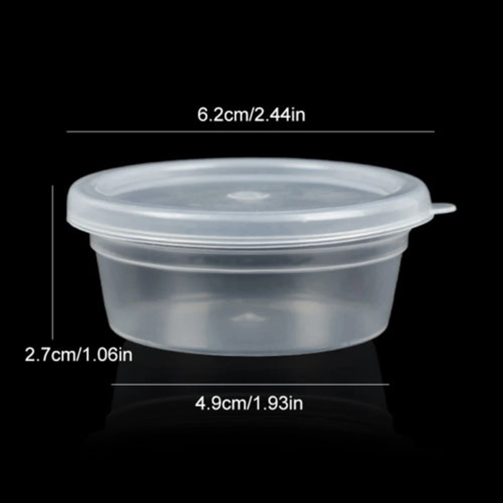 

20pcs Foam Ball Storage Containers With Lids For Slime Storage Jars For Kids