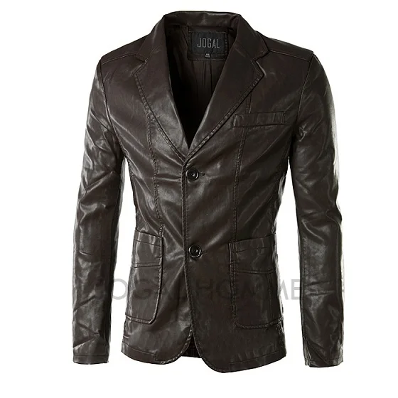 2014 han edition cultivate ones morality pu2 grain leather suit