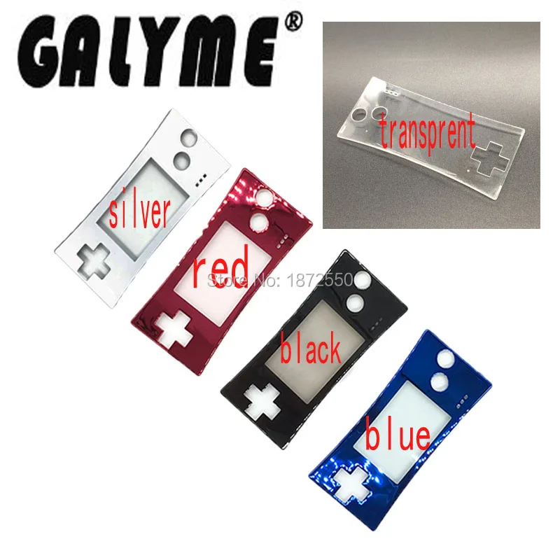3 шт./лот запасная Передняя Лицевая панель для GameBoyGBM верхняя чехол GameBoyGB GBO DMG сумка