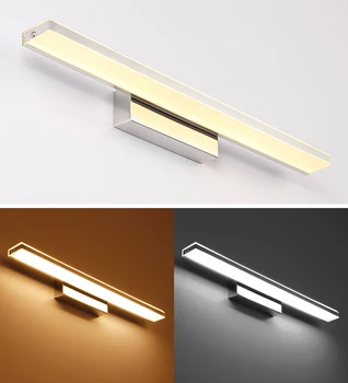 

Modern European mirror cabinet light Bathroom with plug LED Mirror Light AC100~240V LED Wall Lamp Acrylic wall light RML0015