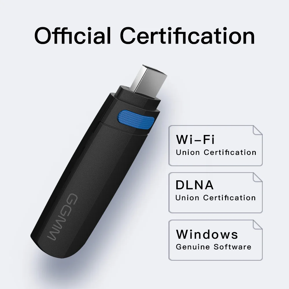  GGMM V-Linker TV Stick Wireless Dongle WiFi Display Mini HDMI Dongle Support 5G High Speed HD 1080P