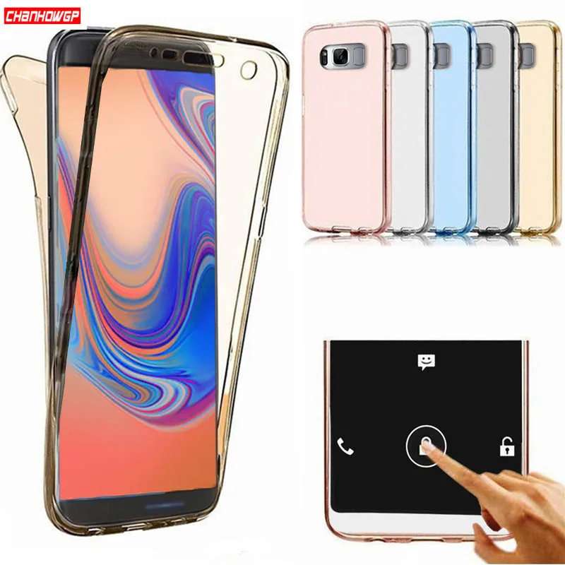 

2X Full Clear Soft Case For Samsung galaxy S10 S9 S8 Plus S7 S6 Edge S10E S5 S3 on J4 J6 2018 J7 Neo J5 J3 2017 2016 Note9 Cover