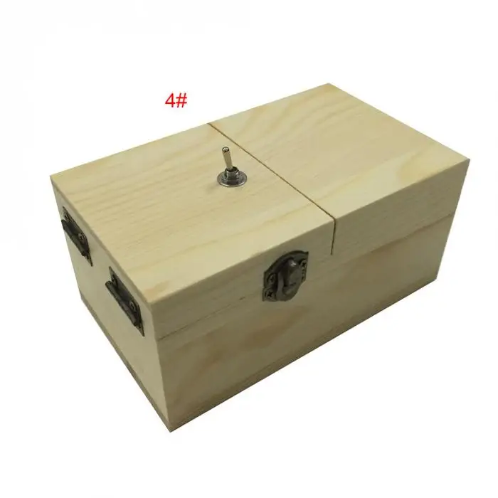 Электронный бесполезный деревянный ящик для мальчиков и девочек, интересное времяпрепровождение, машина для снятия стресса, забавная игрушка, украшение стола, подарки, PAK55