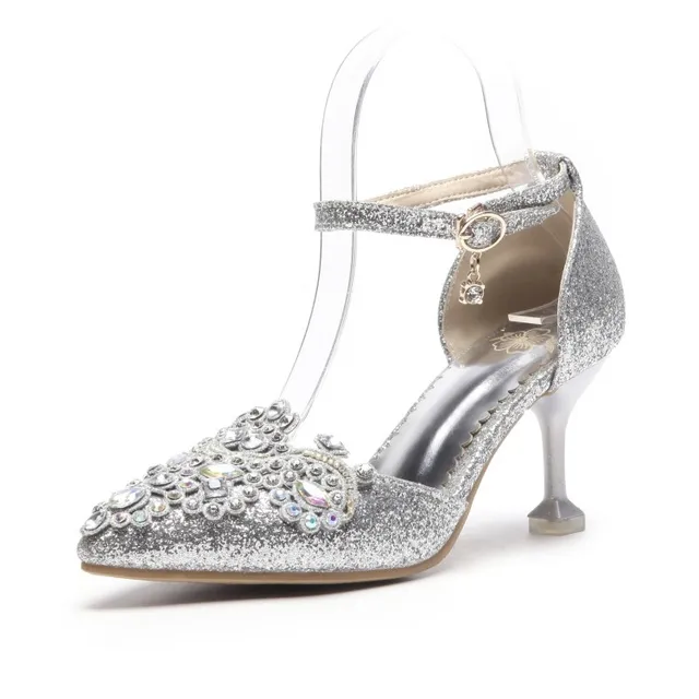 bling bling wedding shoes