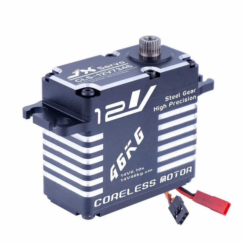 Улучшенный Hobby JX CLS-12V7346 46кг 12В высокоточная стальная шестерня с полным ЧПУ