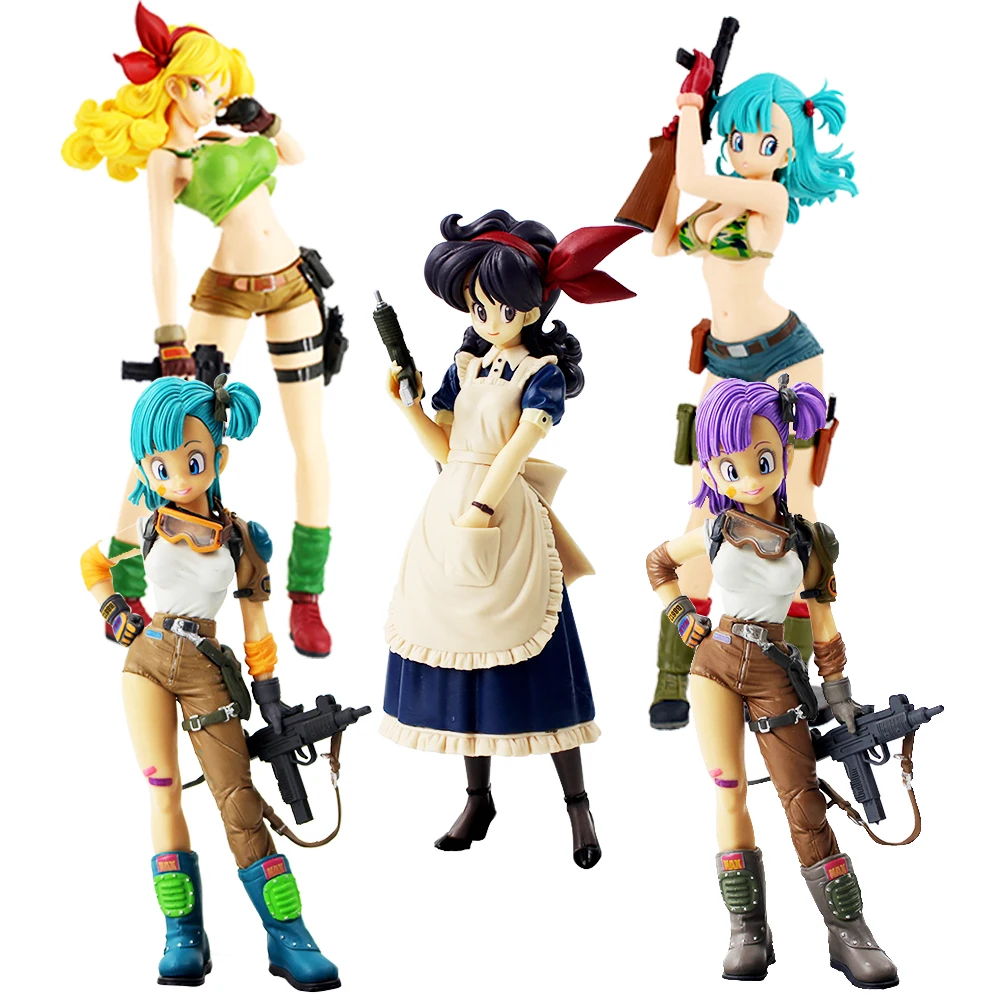 

Anime Dragon Ball Z Launch Lunch Bulma Scultures BIG Zoukei Tenkaichi Budoukai PVC Action Figures Collectible Model Doll Toys