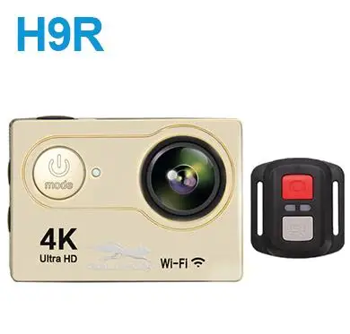 H9R/H9 оригинальная Экшн-камера Goldfox Ultra HD 4 K, 1080 p, Спортивная камера, 30 м, водонепроницаемая, экран 2,0 дюйма, go extreme pro cam - Цвет: Gold H9R
