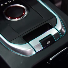 Прозрачная пленка для интерьера с защитой от царапин, Защитная Наклейка для консоли Land Rover, аксессуары