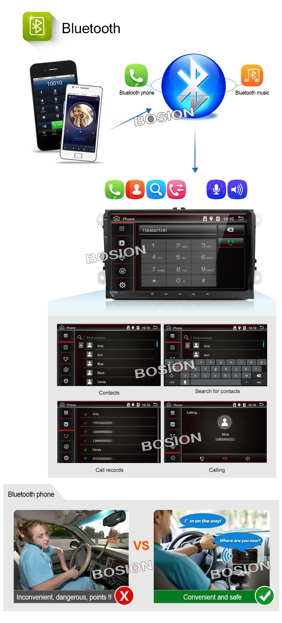 Excellent 2 Din 9" Android 7.1 Quad Core Car Head Unit Radio for vw Volkswagen Golf Plus Passat CC Touran Tiguan Sharan Skoda Seat 15