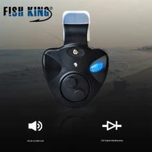 FISH KING сигнализация для рыбалки 40 г электронная Беспроводная ABS сигнализация для укуса рыбы светодиодный светильник для рыболовных снастей