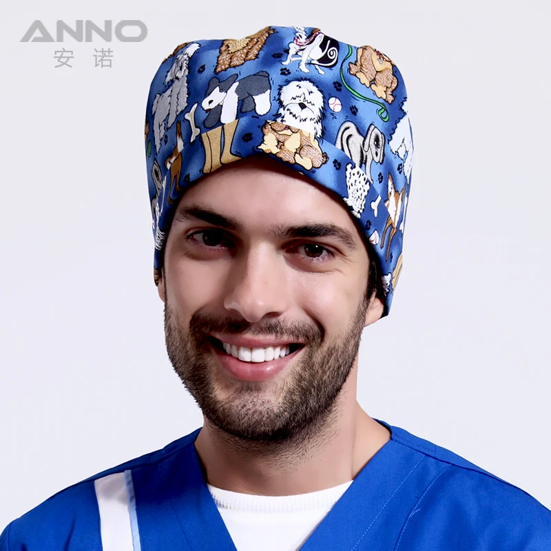 Medical Scrub Hat Cap Printing Europe 