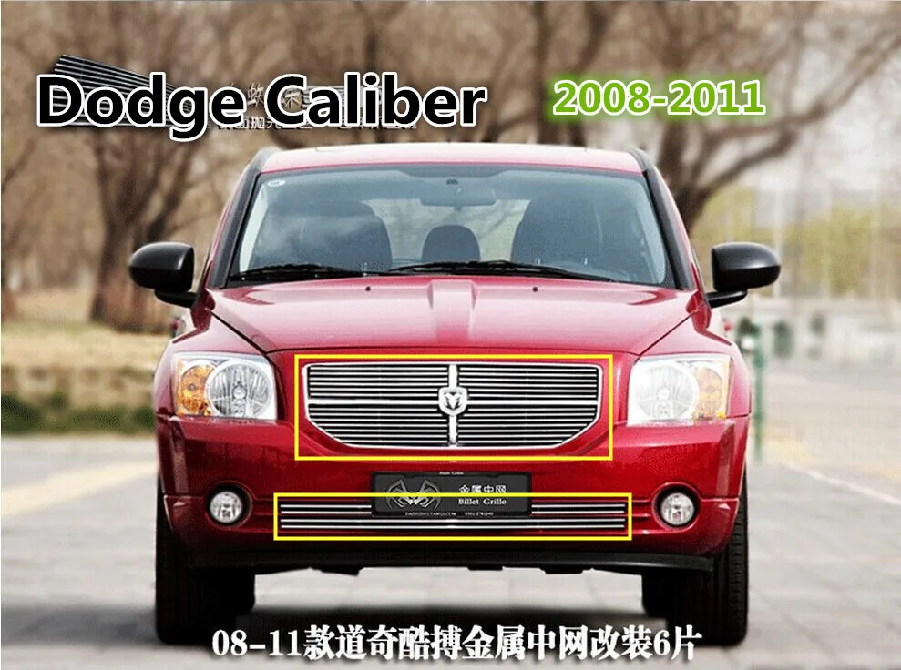 

Racing Grills For Dodge Caliber 2008.2009.2010.2011 Metallic Materials Grilles Front Car Bumper Mesh Grille Front Mesh Grill