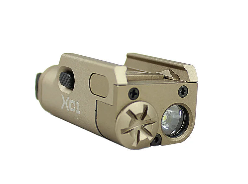 XC1 ультра компактный светодио дный пистолет свет мини Rifle фонарик пистолет Глок тактические военный страйкбол Arma охотничьего оружия свет