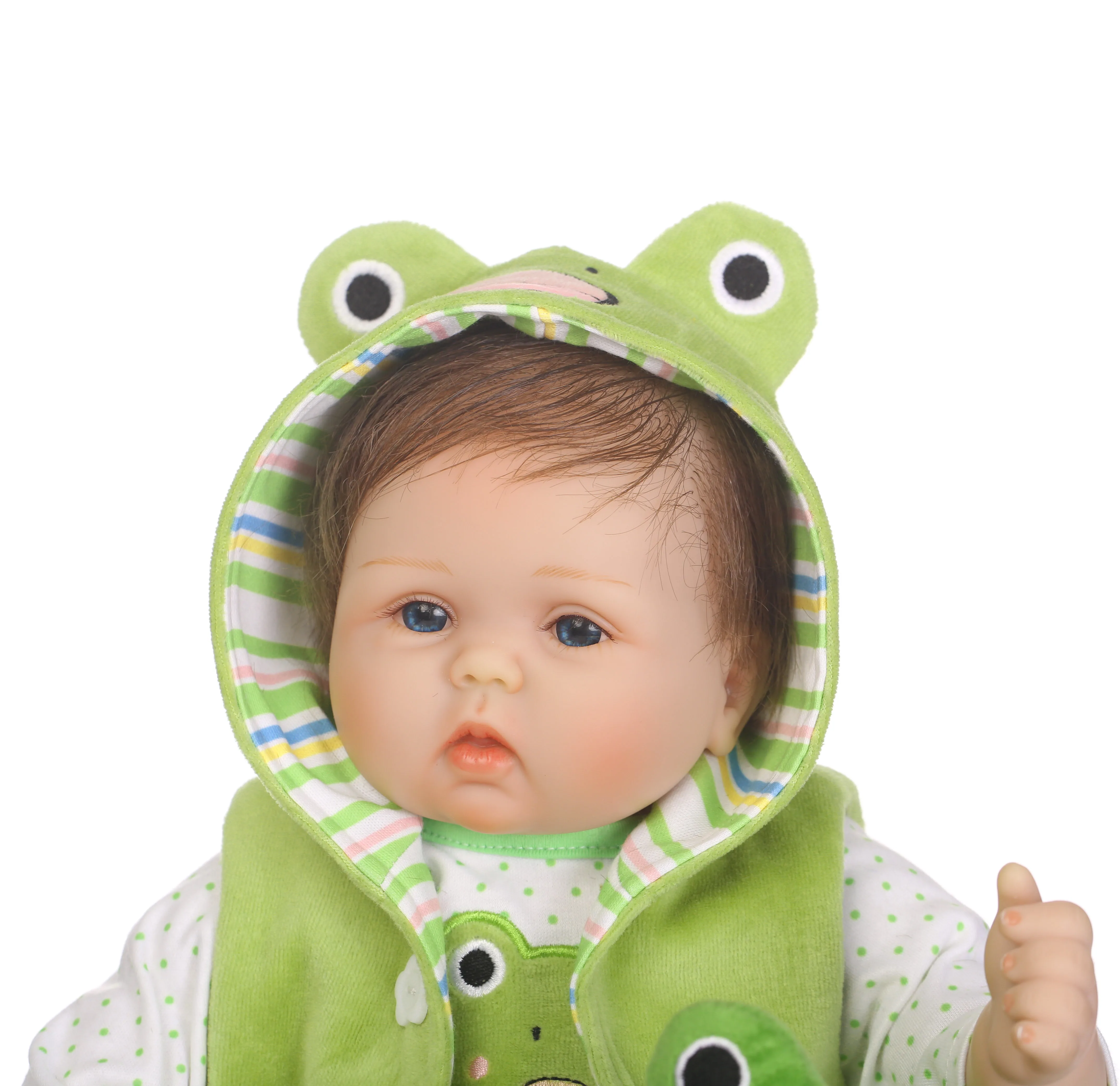 55 см новые Дизайн Reborn Baby мягкой тканью Средства ухода за кожей реалистичные новорожденных Bebe кукла симпатичная одежда куклы Игрушечные