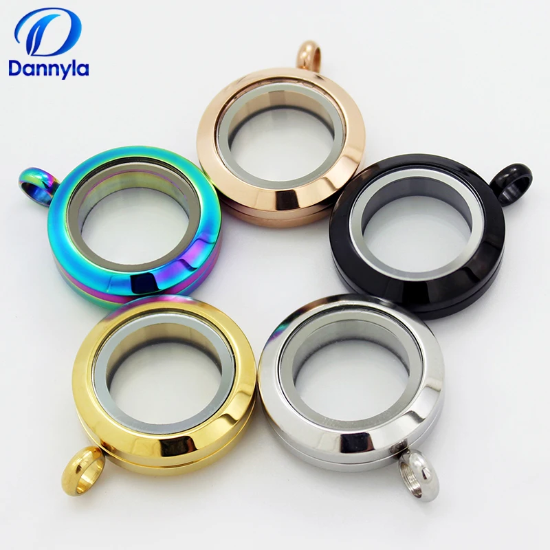 

20MM Twist Plain 316 Stainless Steel Floating Locket Pendant Fit Floating Charms Jewelry, Accept Customization LSSS01-1-20MM