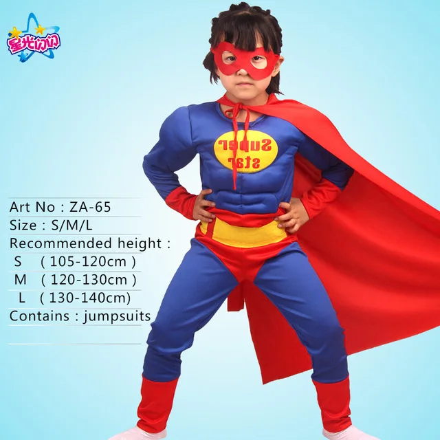 Мальчик Мышцы костюм супергероя Бэтмен Супермен железный человек Капитан Америка Мстители одежда Халк стромтрупер мультяшный косплейный костюм - Цвет: style 9
