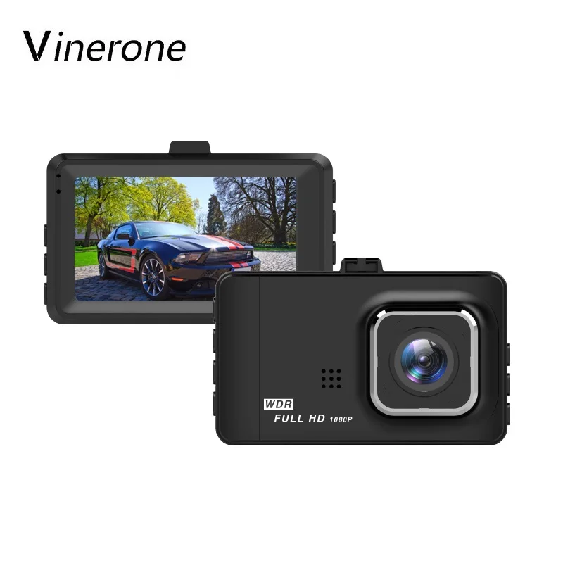 Vinerone 3" Screen Car DVR Recorder Full HD 1080P WDR Dash