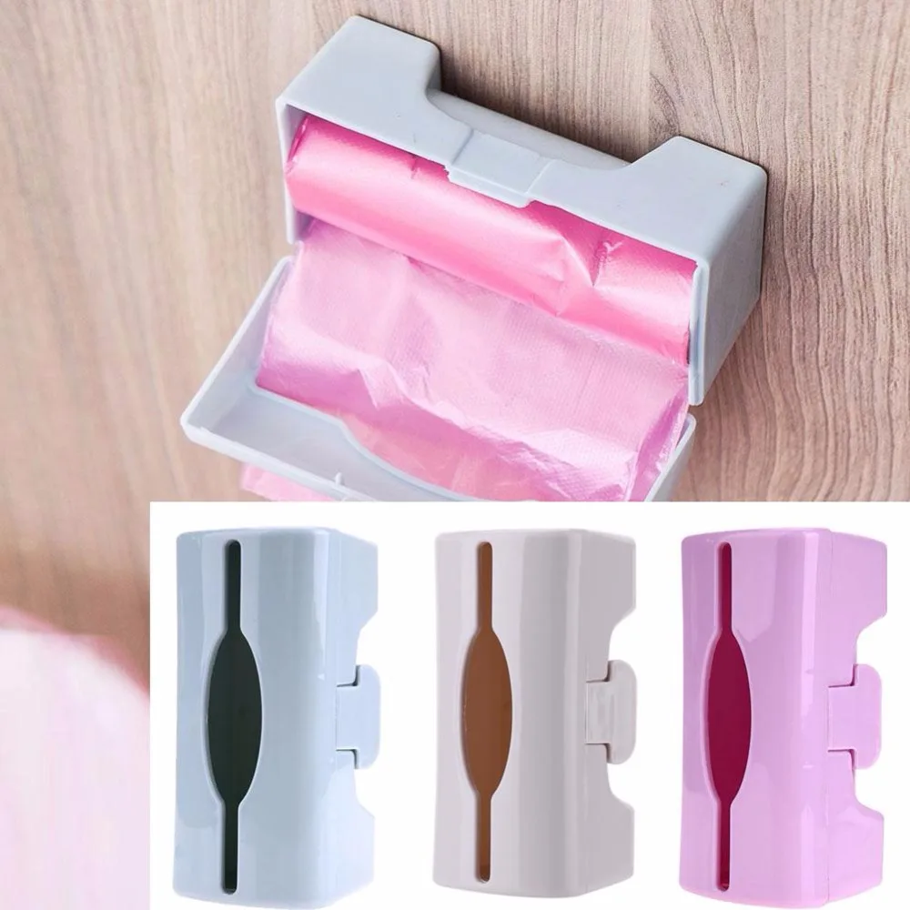 حقيبة بلاستيكية صندوق تخزين المطبخ خلاط مياه للحمام كيس مهملات من البلاستيك صندوق تخزين منظم الأزرق ، الأرجواني الوردي ، رمادي أبيض