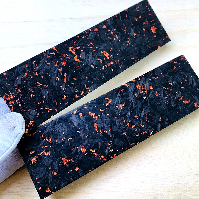 

EDC Shank carbon fiber patch Forged carbon smashed carbon fiber shank material New resin broken carbon composite material