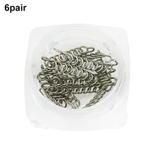 12 шт./компл. зажим Профессиональный акроникс дома не вызывает болезненных ощущений фиксаж провода, ногти для ног "францзуский маникюр" корректор Нержавеющая сталь вросших педикюр здоровый восстановить