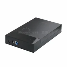 2pcs blueendless 3.5 2.5 inch mobile hard disk box SATA 3 tool free hdd case high speed USB 3.0 plastic external hdd Enclosures