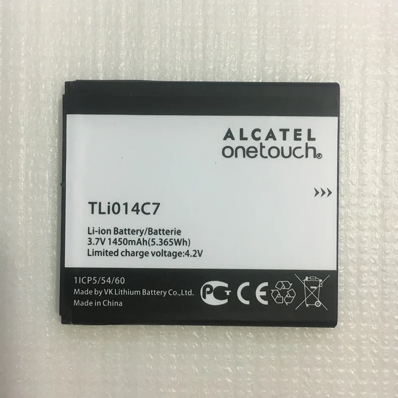 Аккумулятор 1450 мАч для Alcatel One Touch Pixi First 4024D 4 0 &quotPop C7 7040D 7041D 7040E 7040A 7040F J720 TLi014C7 |