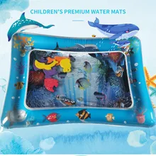 Hot Sales Baby Kids water play mat Inflatable Infant Tummy Time Playmat Toddler for Baby Fun Activity Play Center Home Accessory