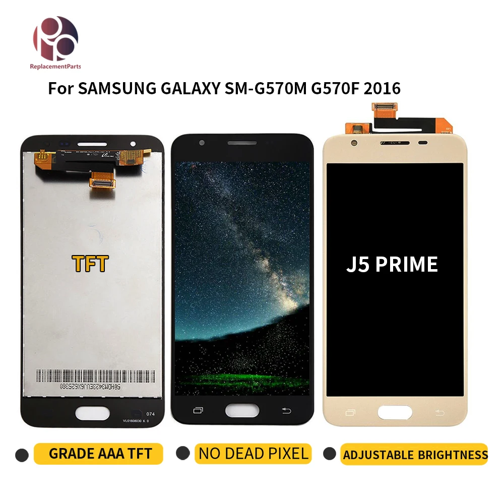 

Warranty 5.0" Garde AAA TFT LCD for SAMSUNG Galaxy J5 Prime 2016 LCD Display G570F G570M Touch Screen Digitizer Replacement